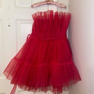 Strapless Babydoll Dress